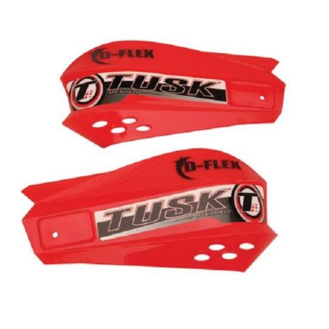TUSK 8010003 MX DFlex MC Handguards RED Honda CR CRF Beta RR Dirt