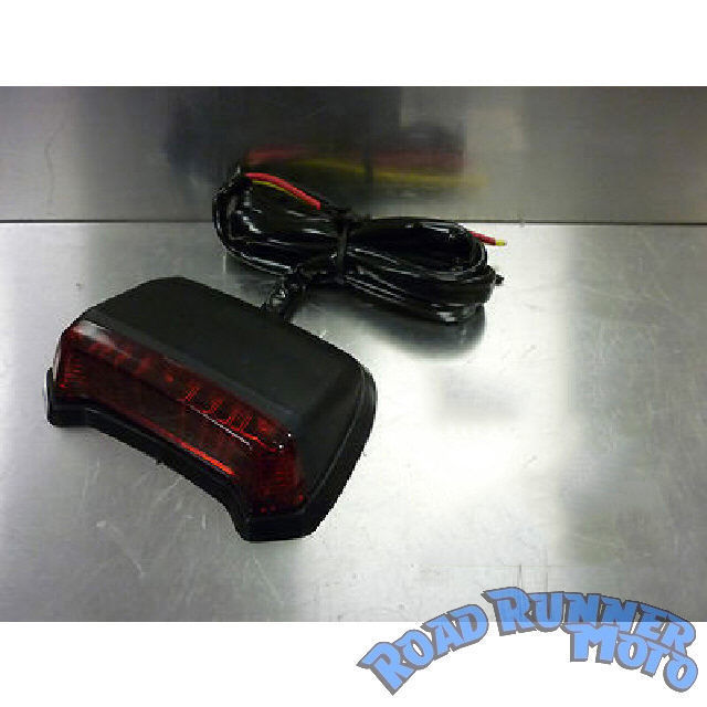 DRC MOTO LED Phantom Tail Light with Red Lens D45-29-307