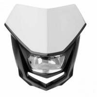 Headlight 12V H4 Black/White Universal Motorcycle Dirt bike Enduro KTM YAMAHA KAWASAKI SUZUKI HUSQVARNA