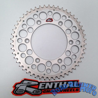 Renthal Twinring Rear Sprocket 49T SILVER Yamaha YZ X YZF FX WR WRF 125 250 400 426 450 1999-onwards