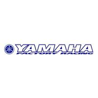 Sticker windscreen Yamaha Factory Racing BLUE 900mm x 100mm