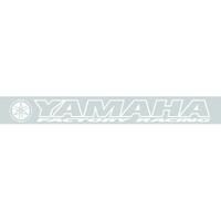 Sticker windscreen WHITE Yamaha Factory Racing 900mm x 100mm MX FMX van