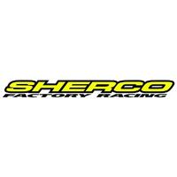 SHERCO Factory Racing Die Cut Sticker YELLOW 910mm x 110mm Windscreen Van Car Ute Trailer