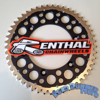 Renthal Twinring Rear Sprocket 48T BLACK KTM EXC EXCF SX SXF GAS GAS EC ECF MC MCF XC XCF Husaberg Husqvarna FC FE FX TC TE TX