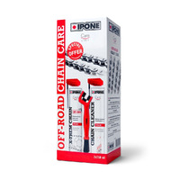 IPONE Chain Pack Off-Road Maintenance Pack – Chain Cleaner, Chain Grease & Brush