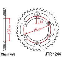 JT Steel Rear Sprocket 52T Honda CBR 250 R RR MC19 MC22 1988-2000 KY1