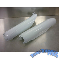 UFO Plastics 3672041 Fork Slider Covers WHITE Honda