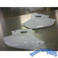 UFO Plastics 3811046 Side Covers Panels WHITE Yamaha YZ WR 250F 01-02 YZ400 WR 426 98-02