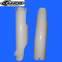 UFO Plastics 3872046 Fork Slider Covers WHITE Yamaha YZ 125 250 250F 450F 05-07