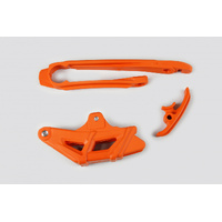 UFO Plastics KT04036-127 Chain Slider Kit ORANGE KTM EXC EXCF 2012-2022 125 200 250 300 350 450 500