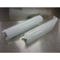 UFO Plastics 4640041 Fork Slider Covers WHITE Honda