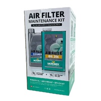 Motorex Air Filter Maintenance Pack - Oil 206 + Cleaner 1L of each