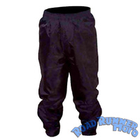 RJAYS Waterproof Pants Elastic Waist BLACK L Large