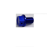 ZETA Racing Magnetic Sump Drain Bolt Plug BLUE Kawasaki KX65 85 125 250 KXF250 450 KLX230 250 300 