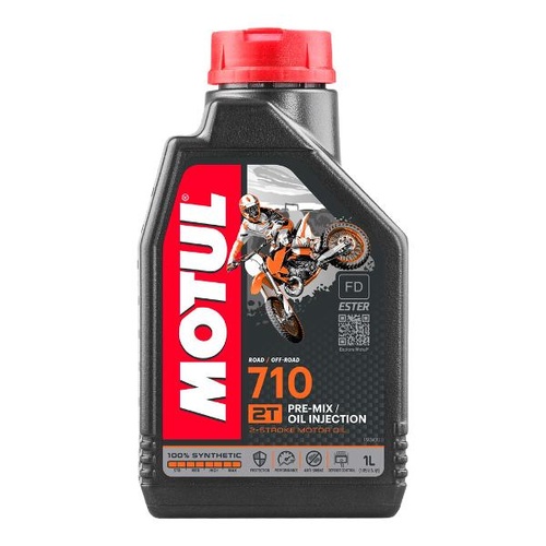 MOTUL 710 2T 1L 2 Stroke Injection & Tpi Oil KTM EXC Husqvarna TE BETA
