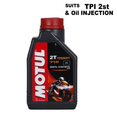 MOTUL 710 2T 1L 2 Stroke Injection & Tpi Oil KTM EXC Husqvarna TE BETA