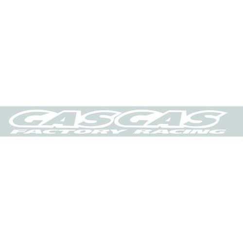 Sticker windscreen Gas Gas Factory Racing WHITE 910mm x 110mm