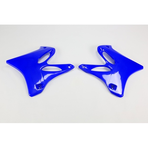 UFO Plastics 3846089 Radiator Shrouds Covers BLUE Yamaha YZ125 YZ250 2st 2002-2014