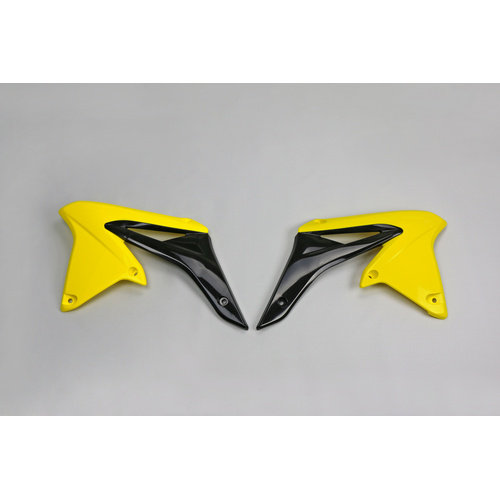 UFO Plastics SU04928-102 Radiator Covers Shrouds YELLOW Suzuki RMZ 250 2010-2018