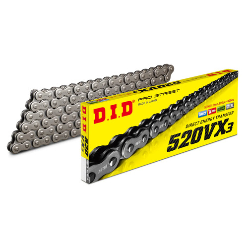 DID 520VX3 120 Link BLACK X Ring Chain