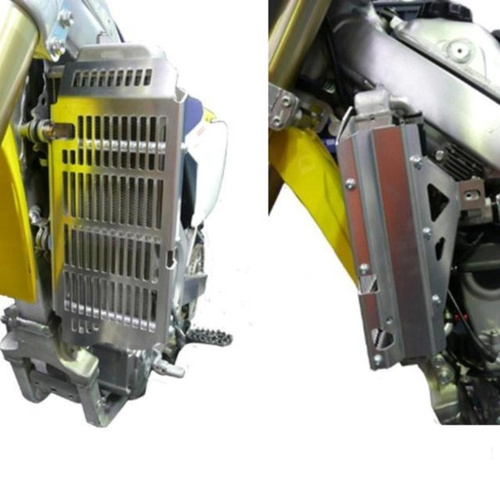 Force Accessories Radiator Guards SILVER Yamaha YZ YZF 250 14-18 450 14-17 4st EFI 