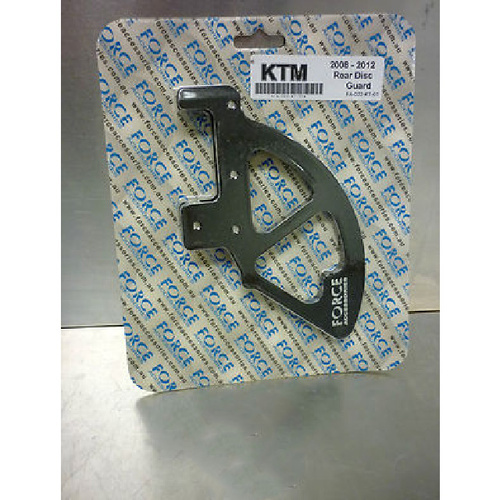 Force Accessories Rear Disc Protector Billet BLACK Husaberg FE TE 2st 4st all 2009 - 2013