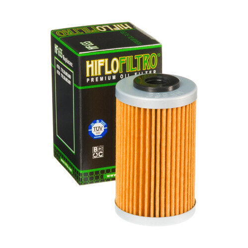 HifloFiltro Oil Filter HF655 KTM EXCF Husqvarna FC FE Husaberg 250 450 500 690