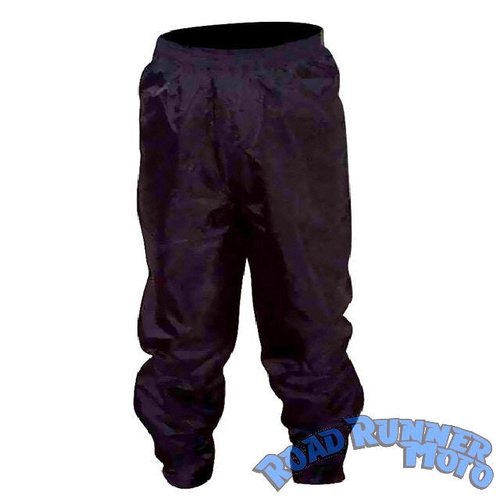 RJAYS Waterproof Pants Elastic Waist BLACK S Small 