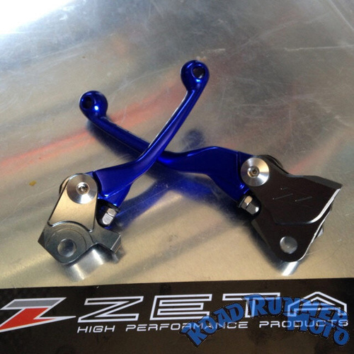ZETA FP Brake & Clutch Pivot Levers BLUE Yamaha YZF 09-2015
